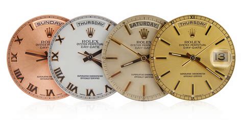 rolex day date replacement dials